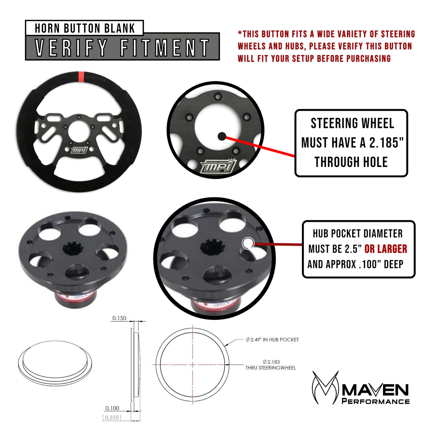 Custom Anodized Horn Buttons