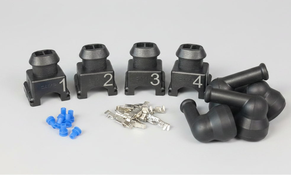 Laser Engraved EV1 Fuel Injector Connector Kit