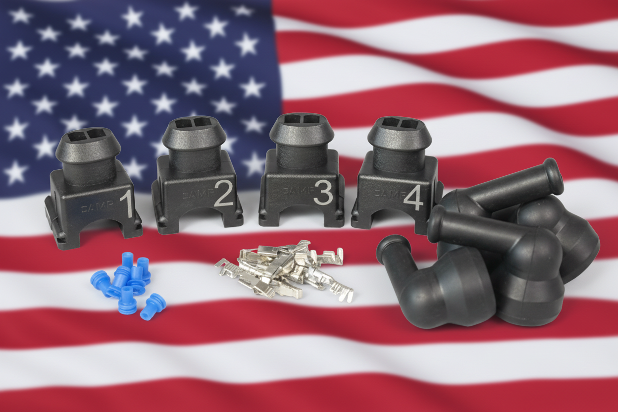 Laser Engraved EV1 Fuel Injector Connector Kit
