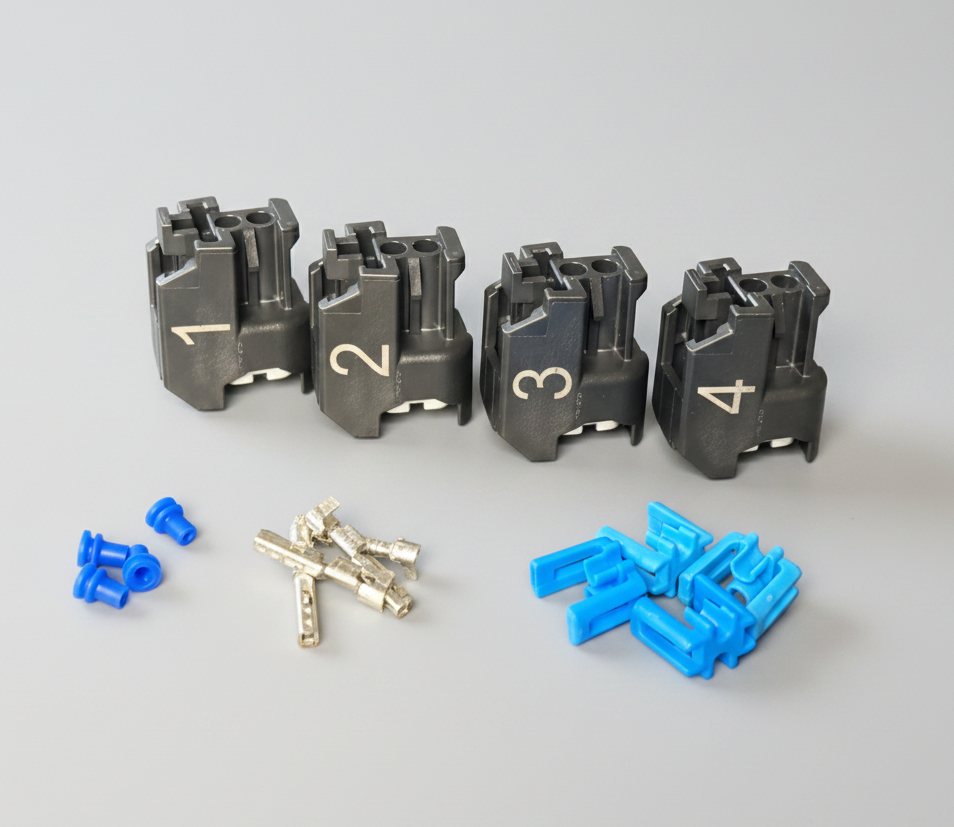 Laser Engraved EV6 Fuel Injector Connector Kit